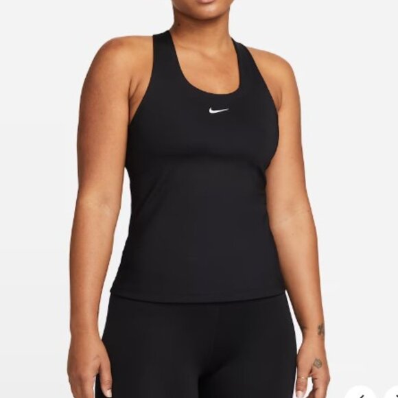Nike Tops - Nike Swoosh Medium-Support Padded Sports Bra Tank - Black Size: Small | MSRP:$58